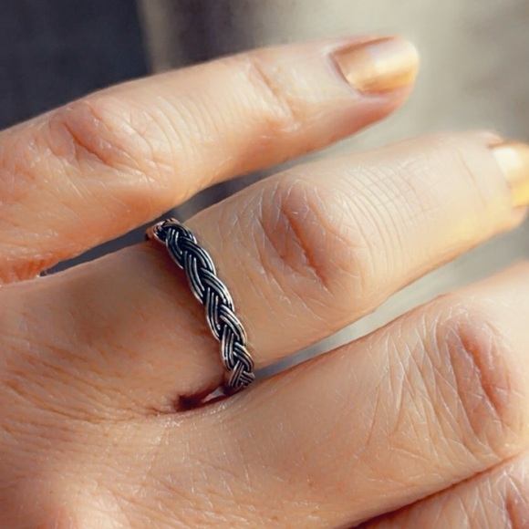 Sterling Silver Braided Band - Picture 9 of 15